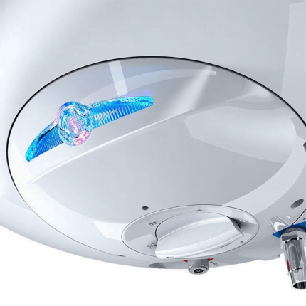 onderkant tesy met led indicator elektrische boiler bi-light