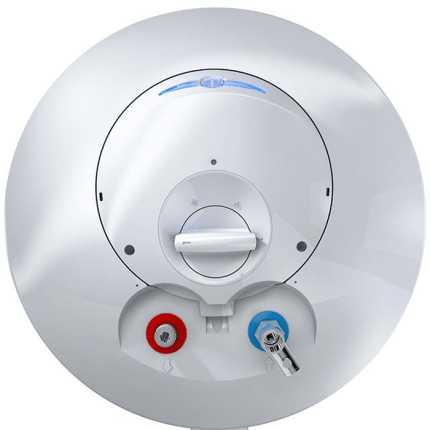 onderkant met toevoer en afvoer en draaiknop tesy elektrische boiler bi-light