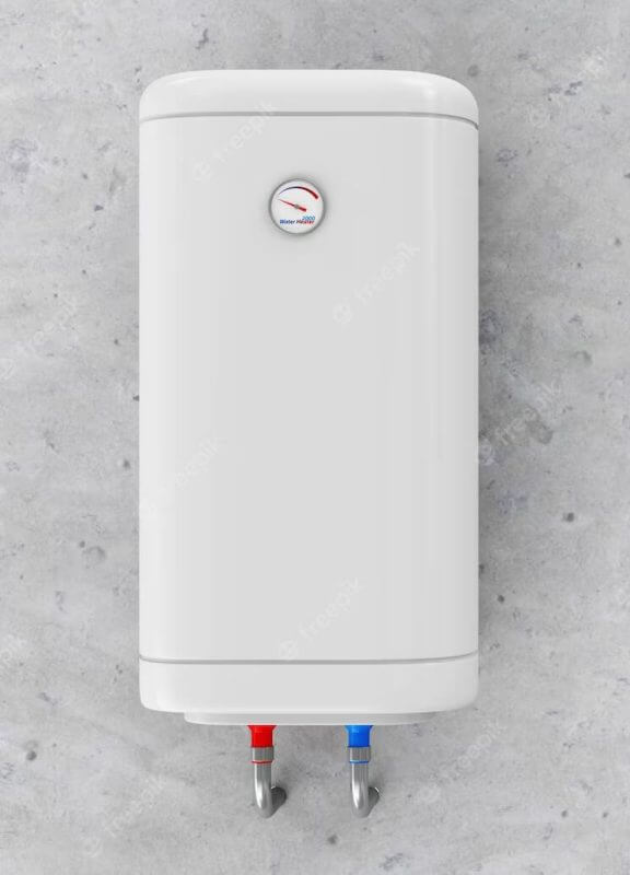 moderne boiler aan de muur