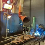 Infrarood verwarming voor de werkplaats
