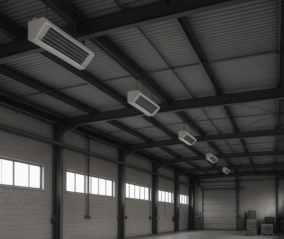 industriele halstralers infrarood verwarming