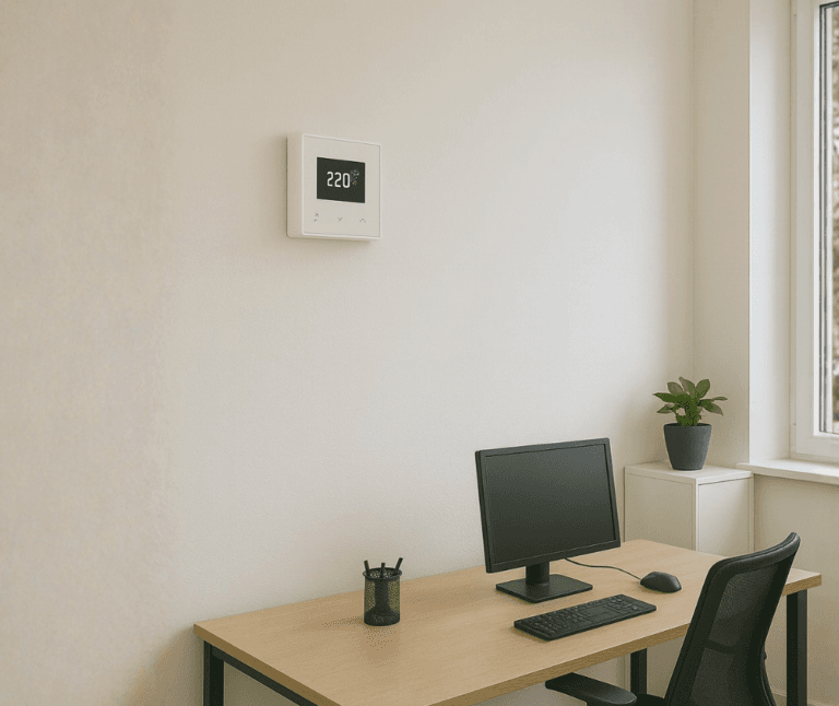 infrarood verwarming kantoor thermostaat aansturing