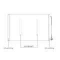 Infrarood verwarmingspaneel met verlichting - 1800W - VH Livorno - Afbeelding 8